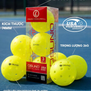 Bóng Pickleball OSUNO 40 Lỗ – Đạt Chứng Nhận USAPA, Bền Bỉ, Ổn Định